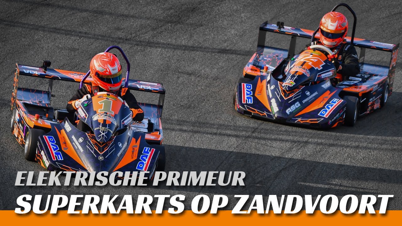 PRIMEUR: elektrische superkarts op Circuit Zandvoort