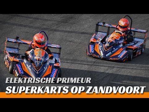 PRIMEUR: elektrische superkarts op Circuit Zandvoort